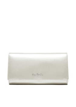Duży Portfel Damski Pierre Cardin 07 SHINY 106 Écru ze sklepu eobuwie.pl w kategorii Portfele damskie - zdjęcie 181324272