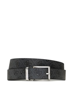 Pasek Męski Guess Vezzola Belts BM7541 LEA35 Czarny ze sklepu eobuwie.pl w kategorii Paski męskie - zdjęcie 181324282