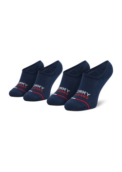 Zestaw 2 par stopek unisex Tommy Jeans 701218958 Granatowy ze sklepu eobuwie.pl w kategorii Skarpetki męskie - zdjęcie 181324284