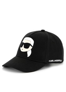 Czapka z daszkiem KARL LAGERFELD Z30387 Czarny ze sklepu eobuwie.pl w kategorii Czapki dziecięce - zdjęcie 181324434