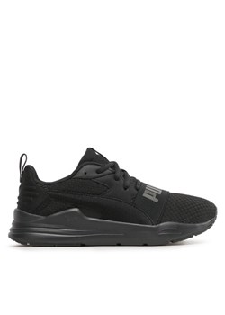 Sneakersy Puma Wired Run Pure Jr 390847 01 Czarny ze sklepu eobuwie.pl w kategorii Buty sportowe dziecięce - zdjęcie 181324444