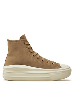 Trampki Converse Chuck Taylor All Star Move Platform A11145C Brązowy ze sklepu eobuwie.pl w kategorii Trampki damskie - zdjęcie 181324624