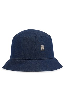 Kapelusz Tommy Hilfiger Elevated Chic Denim Bucket Hat AW0AW17133 Granatowy ze sklepu eobuwie.pl w kategorii Kapelusze damskie - zdjęcie 181324870