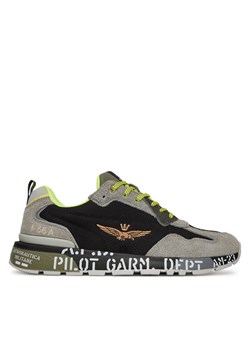 Sneakersy Aeronautica Militare 251SC276CT3546 Szary ze sklepu eobuwie.pl w kategorii Buty sportowe męskie - zdjęcie 181324900