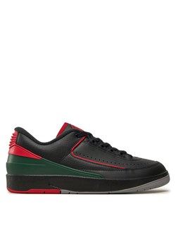 Sneakersy Nike Air Jordan 2 Retro Low DV9956 006 Czarny ze sklepu eobuwie.pl w kategorii Buty sportowe męskie - zdjęcie 181325061