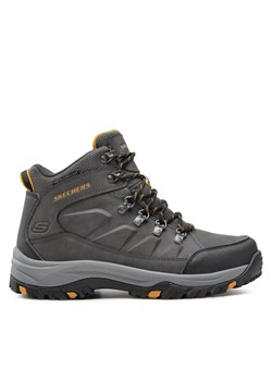 Trapery Skechers Daggett 204642CHAR Szary ze sklepu eobuwie.pl w kategorii Buty trekkingowe męskie - zdjęcie 181325132