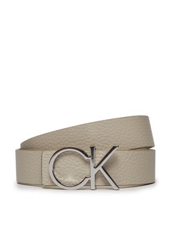 Pasek Damski Calvin Klein K60K611904 Beżowy ze sklepu eobuwie.pl w kategorii Paski damskie - zdjęcie 181325154