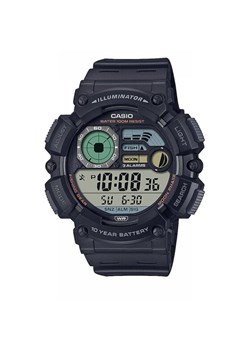 Zegarek Casio Digital Moonphase WS-1500H-1AVEF Granatowy ze sklepu eobuwie.pl w kategorii Zegarki - zdjęcie 181325194