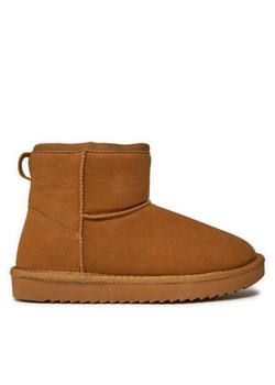 Śniegowce ONLY Shoes Onlfeodora Teddy Lined Boot 15330019 Brązowy ze sklepu eobuwie.pl w kategorii Śniegowce damskie - zdjęcie 181325224