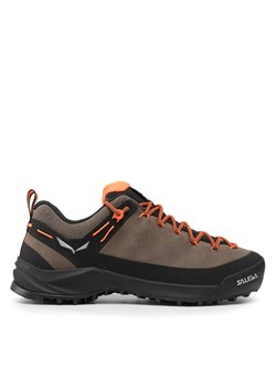Trekkingi Salewa Ms Wildfire Leather 61395 7953 Brązowy ze sklepu eobuwie.pl w kategorii Buty trekkingowe męskie - zdjęcie 181325242