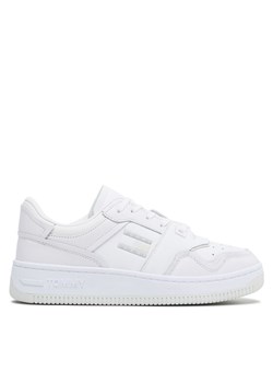 Sneakersy Tommy Jeans Basket Cupsole EM0EM01194 Biały - id: 0000301948049 - marki Tommy Jeans - 181325514 Sneakersy Tommy Jeans Basket Cupsole EM0EM01194 Biały ze sklepu eobuwie.pl w kategorii Buty sportowe męskie - zdjęcie 181325514