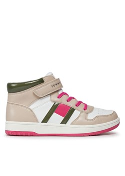 Sneakersy Tommy Hilfiger T3A9-32961-1434Y609 D Beżowy ze sklepu eobuwie.pl w kategorii Buty sportowe dziecięce - zdjęcie 181325522