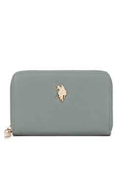Portfel U.S. Polo Assn. BIUXT8383WVP Khaki ze sklepu eobuwie.pl w kategorii Portfele damskie - zdjęcie 181325773