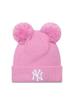 Czapka New Era Child Double Pom Se 60565308 Różowy ze sklepu eobuwie.pl w kategorii Czapki dziecięce - zdjęcie 181325912