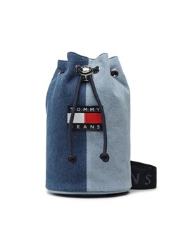 Saszetka Tommy Jeans Tjw Heritage Sling Bag Denim AW0AW14834 Niebieski ze sklepu eobuwie.pl w kategorii Saszetki - zdjęcie 181325941