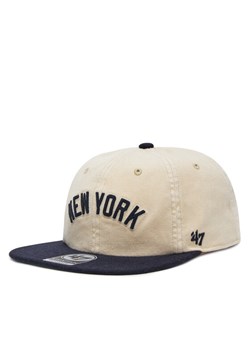 Czapka z daszkiem 47 Brand MLB New York Yankees Fieldstone ’47 CAPTAIN RL B-FLDST17HTP Biały ze sklepu eobuwie.pl w kategorii Czapki z daszkiem damskie - zdjęcie 181325990