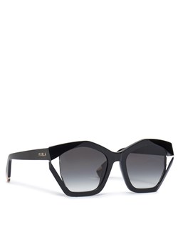 Okulary przeciwsłoneczne Furla WD00130 BX1892 H7200 Czarny ze sklepu eobuwie.pl w kategorii Okulary przeciwsłoneczne damskie - zdjęcie 181326002