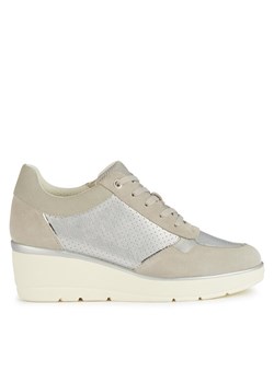 Sneakersy Geox D Ilde D25RAA 0AJ22 C0898 Srebrny ze sklepu eobuwie.pl w kategorii Buty sportowe damskie - zdjęcie 181326204
