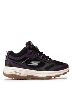 Sneakersy Skechers Highly Elevated 128206/BKPR Czarny ze sklepu eobuwie.pl w kategorii Buty trekkingowe damskie - zdjęcie 181326584