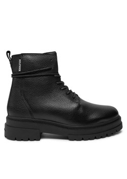 Kozaki Tommy Hilfiger Th Chunky Tl Lace Up Boot FM0FM05270 Czarny ze sklepu eobuwie.pl w kategorii Buty zimowe męskie - zdjęcie 181326922