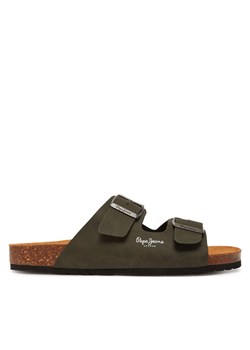 Klapki Pepe Jeans PMS90110 Khaki - id: 0000304740299 - marki Pepe Jeans - 181327103 Klapki Pepe Jeans PMS90110 Khaki ze sklepu eobuwie.pl w kategorii Klapki męskie - zdjęcie 181327103