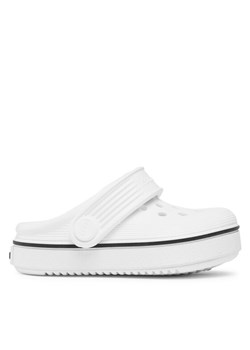 Klapki Crocs Crocs Crocband Clean Clog T 208479 Biały ze sklepu eobuwie.pl w kategorii Klapki dziecięce - zdjęcie 181327131