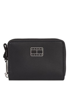 Mały Portfel Damski Tommy Jeans Tjw City-Wide Small Za AW0AW15940 Czarny ze sklepu eobuwie.pl w kategorii Portfele damskie - zdjęcie 181327244