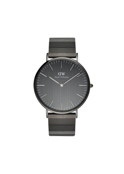Zegarek Daniel Wellington DW00100777 Czarny ze sklepu eobuwie.pl w kategorii Zegarki - zdjęcie 181327571