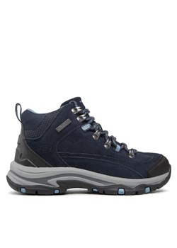Trapery Skechers Alpine Trail 167004/NVGY Granatowy ze sklepu eobuwie.pl w kategorii Buty trekkingowe damskie - zdjęcie 181327742