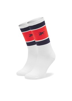 Skarpety Wysokie Męskie Reebok CL Basketball Sock HF8408 Biały ze sklepu eobuwie.pl w kategorii Skarpetki damskie - zdjęcie 181327760