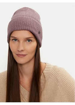Czapka Calvin Klein Chunky K60K612873 Fioletowy ze sklepu eobuwie.pl w kategorii Czapki zimowe damskie - zdjęcie 181327801