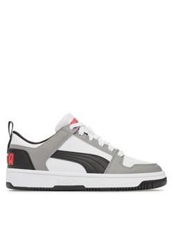 Sneakersy Puma Rebound Layup Lo Sl Jr 370490 20 Biały ze sklepu eobuwie.pl w kategorii Buty sportowe dziecięce - zdjęcie 181328000