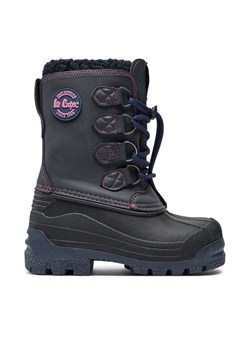 Śniegowce Lee Cooper LCJ-24-44-2843K Granatowy ze sklepu eobuwie.pl w kategorii Buty zimowe dziecięce - zdjęcie 181328032
