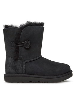 Śniegowce Ugg K Bailey Button II 1017400K Czarny ze sklepu eobuwie.pl w kategorii Buty zimowe dziecięce - zdjęcie 181328041