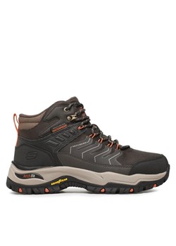 Trapery Skechers Arch Fit Dawson Raveno 204634/BRN Brązowy ze sklepu eobuwie.pl w kategorii Buty trekkingowe męskie - zdjęcie 181328124