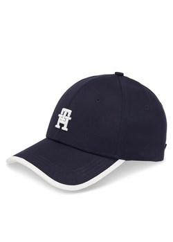 Czapka z daszkiem Tommy Hilfiger Th Contemporary Cap AW0AW15786 Granatowy ze sklepu eobuwie.pl w kategorii Czapki z daszkiem damskie - zdjęcie 181328142