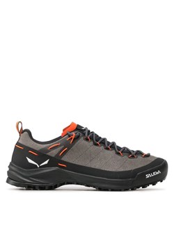 Trekkingi Salewa Wildfire Canvas M 61406-7953 Szary ze sklepu eobuwie.pl w kategorii Buty trekkingowe męskie - zdjęcie 181328190
