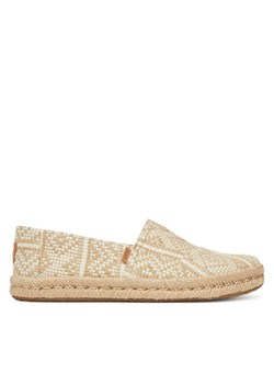 Półbuty Toms Alpargata Rope 2.0 10021817 Écru ze sklepu eobuwie.pl w kategorii Espadryle damskie - zdjęcie 181328250