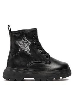 Kozaki Geox B Kiddartah Girl B465YA 085EW C9999 M Czarny ze sklepu eobuwie.pl w kategorii Buty zimowe dziecięce - zdjęcie 181328562