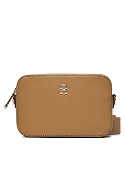 Torebka Tommy Hilfiger AW0AW16906 Beżowy ze sklepu eobuwie.pl w kategorii Listonoszki - zdjęcie 181328630