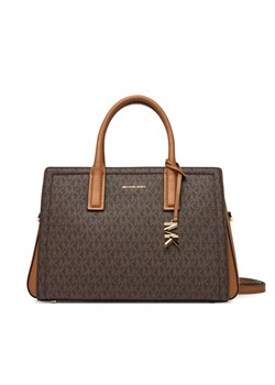 Torebka MICHAEL Michael Kors Laila 30R5G9IS6B Brązowy ze sklepu eobuwie.pl w kategorii Kuferki - zdjęcie 181328653