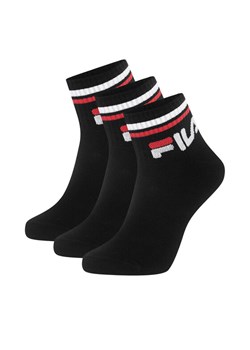 Skarpety Fila F9398-AW24 (3-pack) Czarny ze sklepu eobuwie.pl w kategorii Skarpetki męskie - zdjęcie 181328724