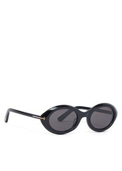 Okulary przeciwsłoneczne Tom Ford FT1186 01A Czarny ze sklepu eobuwie.pl w kategorii Okulary przeciwsłoneczne damskie - zdjęcie 181328753