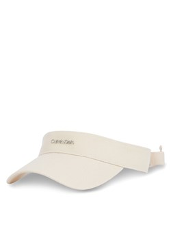 Daszek Calvin Klein K60K613144 Écru ze sklepu eobuwie.pl w kategorii Czapki z daszkiem damskie - zdjęcie 181329110