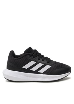 Sneakersy adidas RunFalcon 3 Sport Running Lace Shoes HP5845 Czarny ze sklepu eobuwie.pl w kategorii Buty sportowe dziecięce - zdjęcie 181329134