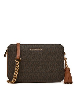 Torebka MICHAEL Michael Kors Crossbodies 32F8GF5M2B Brązowy ze sklepu eobuwie.pl w kategorii Listonoszki - zdjęcie 181329493