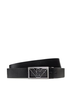 Pasek Męski Emporio Armani Y4S507 Y134J 88244 Czarny ze sklepu eobuwie.pl w kategorii Paski męskie - zdjęcie 181329701