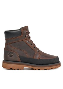Trapery Timberland Courma Kid Boot W/ Rand TB0A5XHN9311 Brązowy ze sklepu eobuwie.pl w kategorii Buty zimowe dziecięce - zdjęcie 181329992