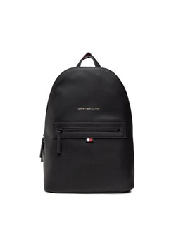 Plecak Tommy Hilfiger Essential Pu Backpack AM0AM09503 Czarny ze sklepu eobuwie.pl w kategorii Plecaki - zdjęcie 181330310
