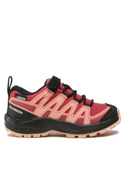 Sneakersy Salomon Xa Pro V8 Cswp K 416143 05 W0 Bordowy ze sklepu eobuwie.pl w kategorii Buty trekkingowe dziecięce - zdjęcie 181330384